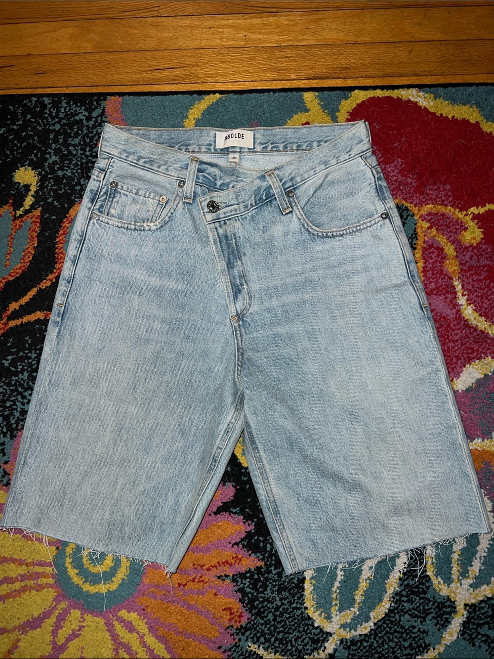 AGOLDE Criss Cross Jean Short Women’s 25